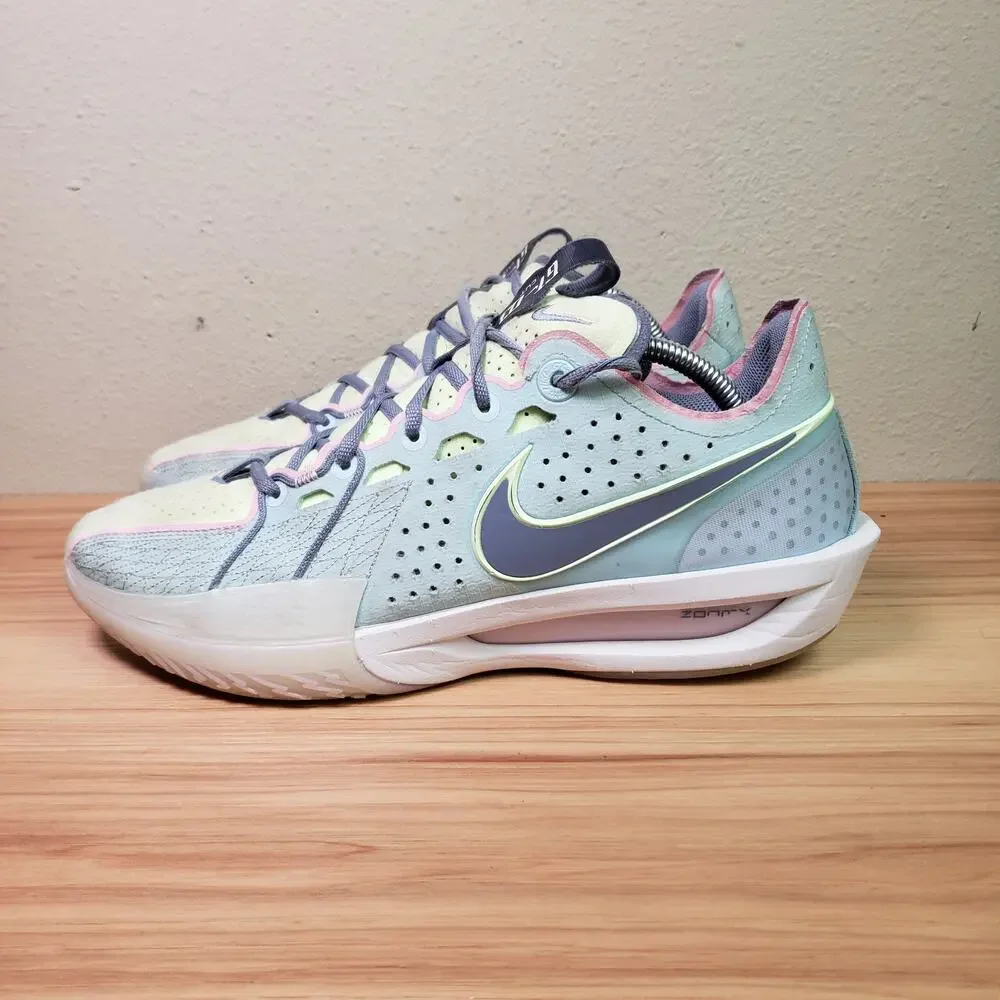 Nike Men's Size‎ 10 Air Zoom GT Cut 3 Dreamers Sneakers Light Blue Athletic Shoe